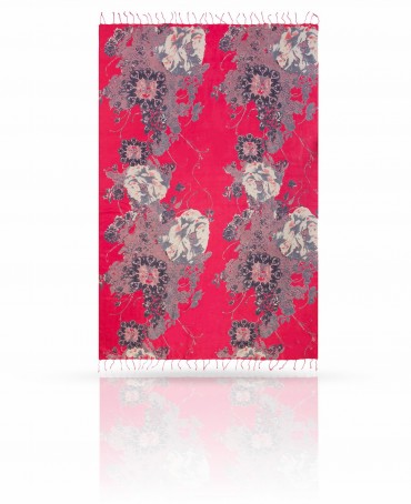 Палантин Женский S30-JEWEL.FLOWER/CORAL